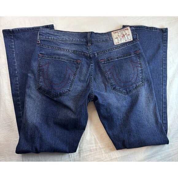 True Religion Straight Leg Jeans Men Denim Blue, Size 32W x 33L - Picture 2 of 7